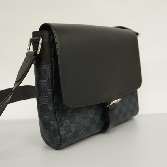 Auth Louis Vuitton Shoulder Bag Damier Cobalt Newport Messenger MM N41585 - Picture 2 of 10